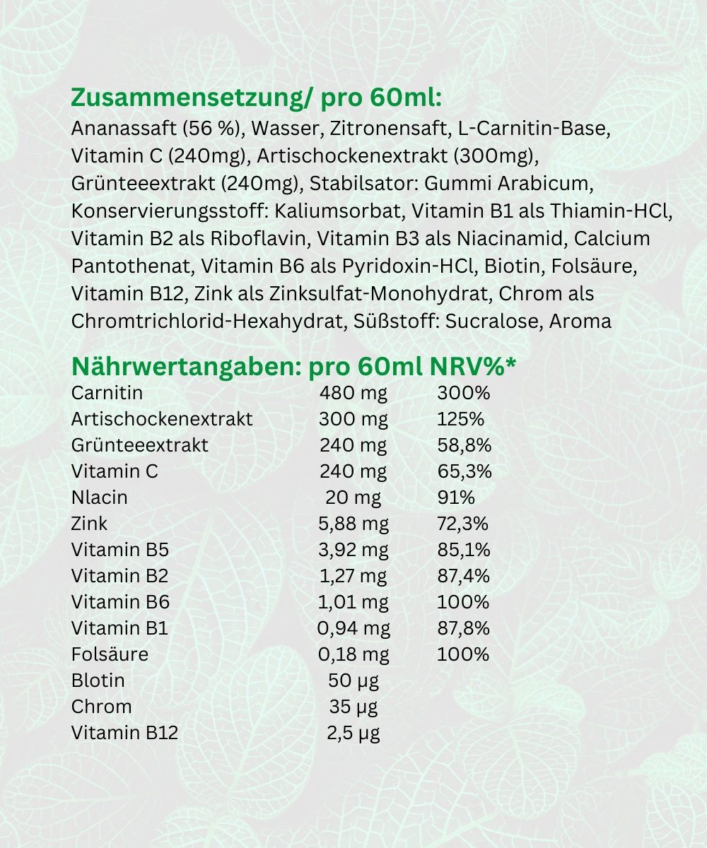 CLEAN & SLIM BODY SHOT 7-Tage Kur